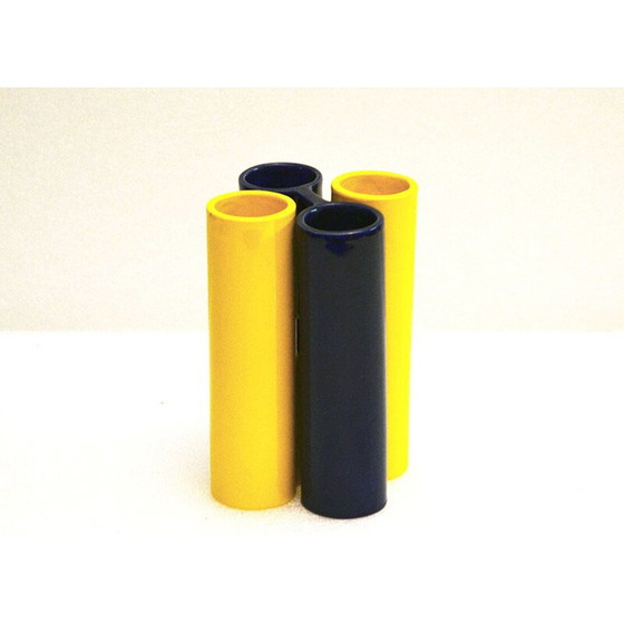 Image 1 of Vintage interlocking ceramic vases by Enzo Bioli for Il Picchio, 1970s