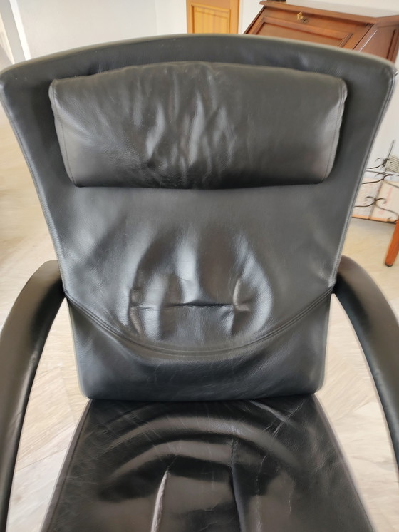 Image 1 of Rolf Benz 3100 recliner black leather