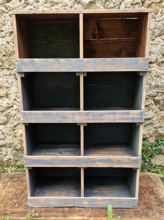 Image 1 of 8-Rack Craft Cabinet