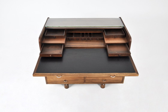 Image 1 of "804" Rolltop Desk By Gianfranco Frattini For Bernini, 1960S