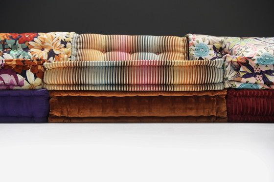 Image 1 of Stunning Colorful Mah Jong Missoni Fabric by Hans Hopfer for Roche Bobois France