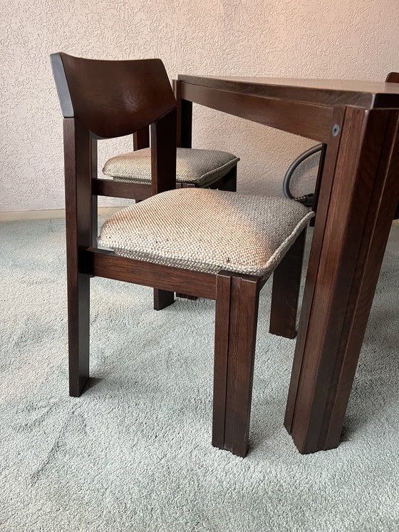 Image 1 of Table With 4 Dining Chairs Kvadrat 1960