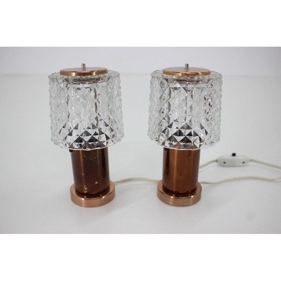 Image 1 of Coppia di lampade da tavolo vintage di Kamenicky Senov, 1970