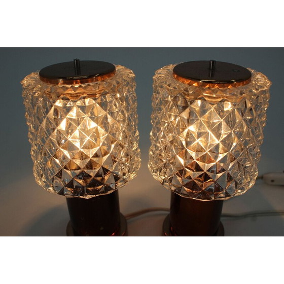 Image 1 of Coppia di lampade da tavolo vintage di Kamenicky Senov, 1970