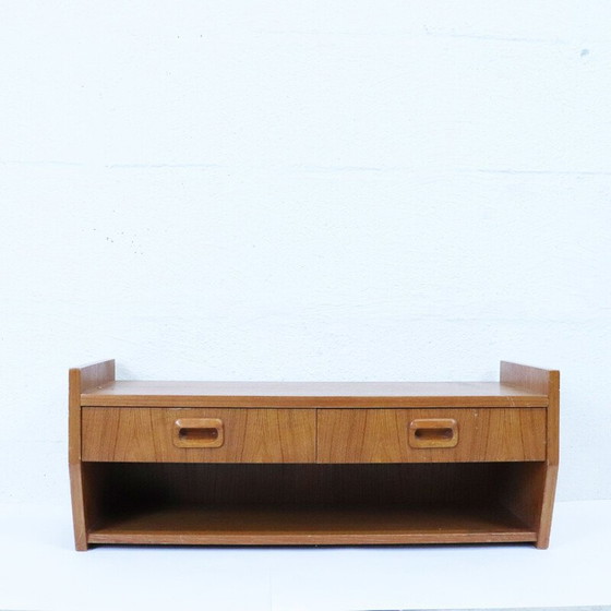 Image 1 of Vintage teak wall shelf, Sweden 1960