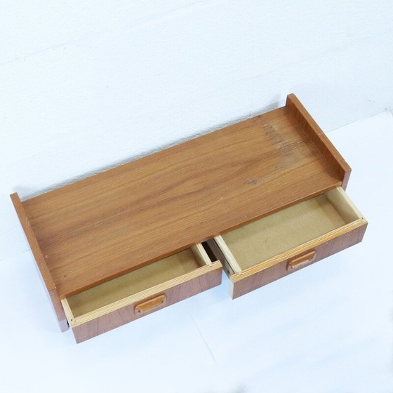 Image 1 of Vintage teak wall shelf, Sweden 1960
