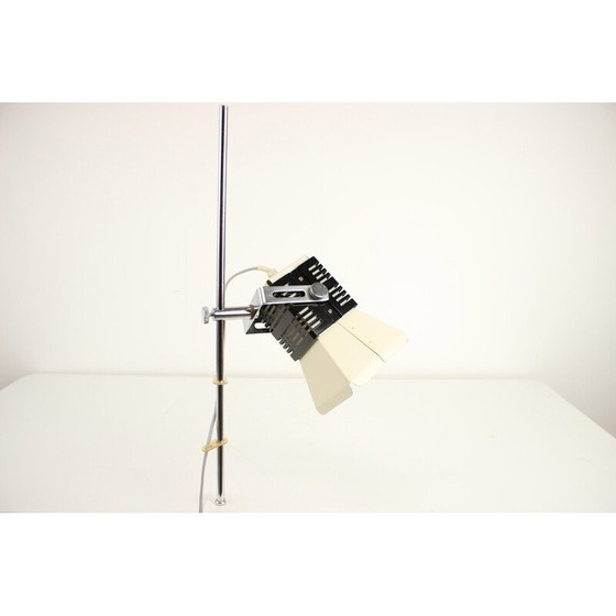 Image 1 of Vintage adjustable table lamp in metal and chrome, Czechoslovakia 1970