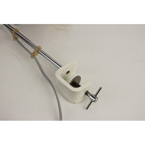 Image 1 of Vintage adjustable table lamp in metal and chrome, Czechoslovakia 1970