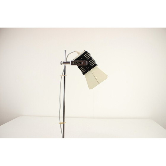 Image 1 of Vintage adjustable table lamp in metal and chrome, Czechoslovakia 1970