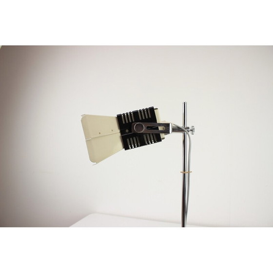Image 1 of Vintage adjustable table lamp in metal and chrome, Czechoslovakia 1970