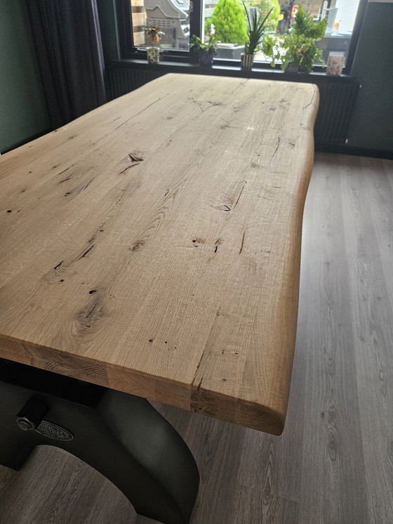 Image 1 of De Bommel Oak Dining Table