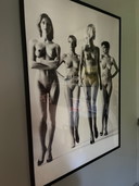 Helmut Newton picture in frame