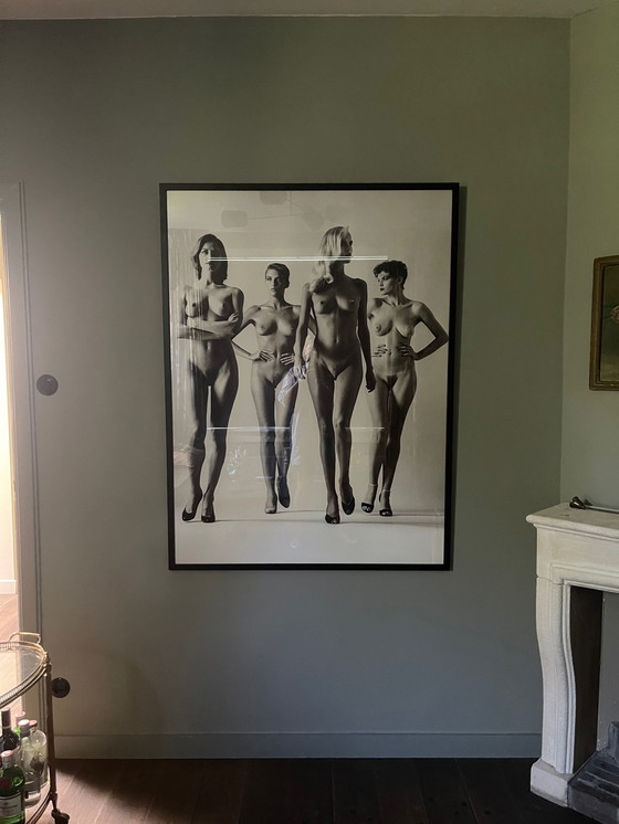 Image 1 of Helmut Newton picture in frame