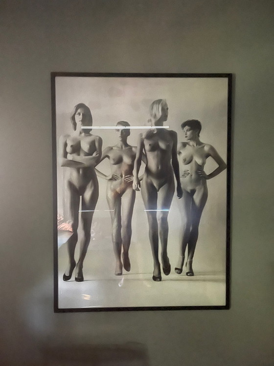 Image 1 of Helmut Newton picture in frame