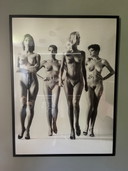 Helmut Newton picture in frame