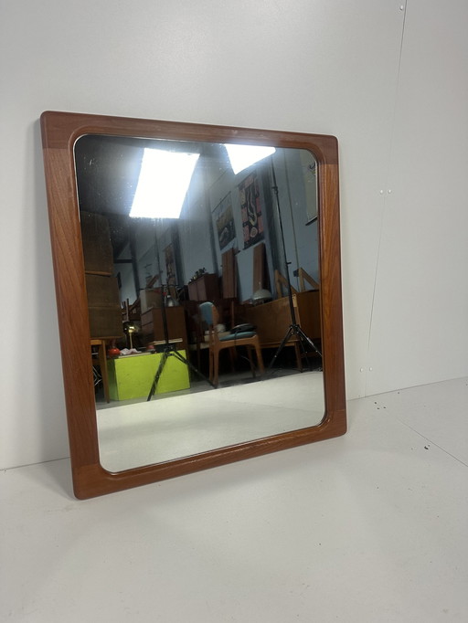 Vintage Teak Mirror Danish