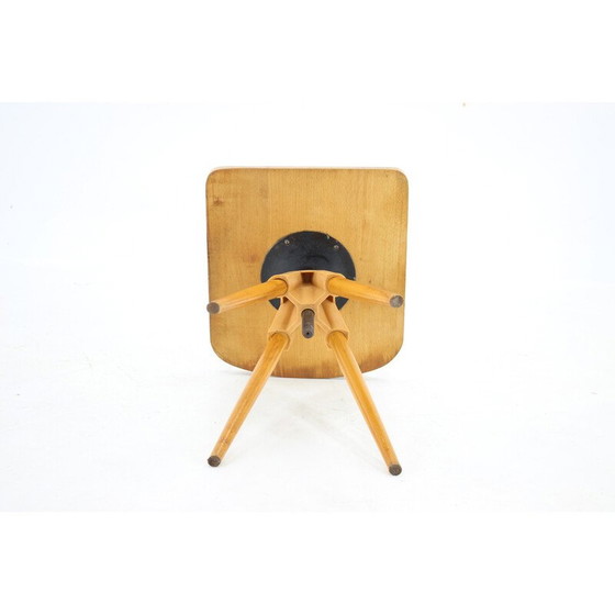 Image 1 of Vintage height-adjustable beech chair, Czechoslovakia 1970