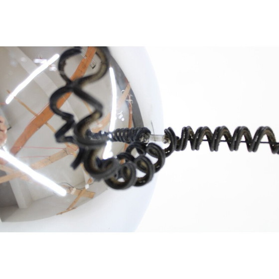 Image 1 of Lampada a sospensione regolabile vintage cromata italiana, anni '70