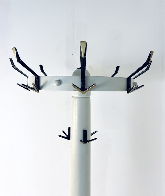 Image 1 of Mid-Century Metal Coat Rack.