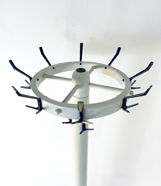 Image 1 of Mid-Century Metal Coat Rack.