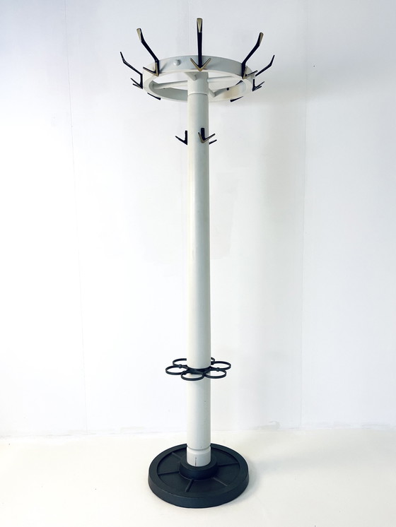 Image 1 of Mid-Century Metal Coat Rack.