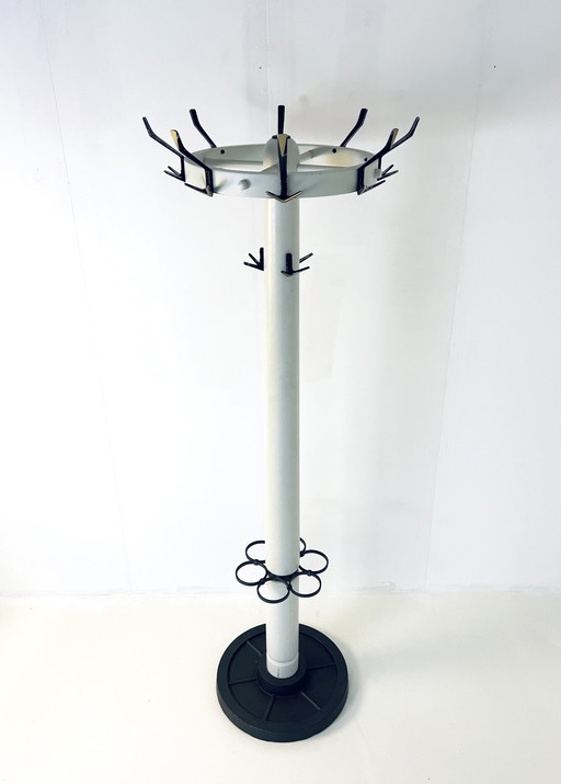 Mid-Century Metal Coat Rack.