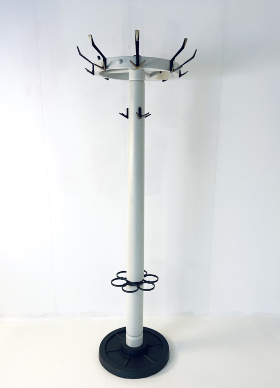 Image 1 of Mid-Century Metal Coat Rack.