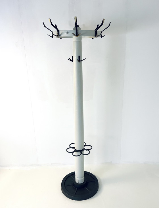 Image 1 of Mid-Century Metal Coat Rack.