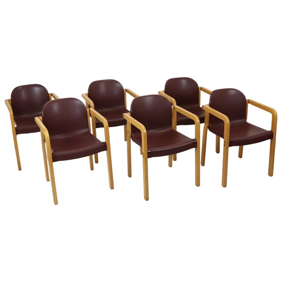 Image 1 of 6 Vintage Design Chairs Dolmas Kembo