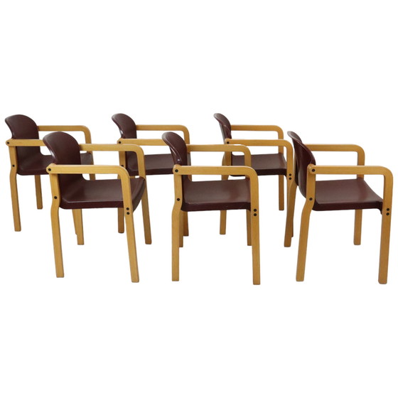 Image 1 of 6 Vintage Design Chairs Dolmas Kembo
