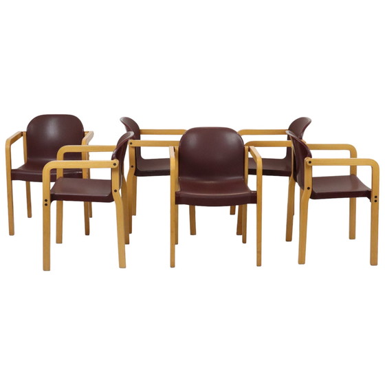 Image 1 of 6 Vintage Design Chairs Dolmas Kembo