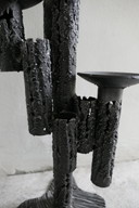 Large Vintage Brutalist Candlestick