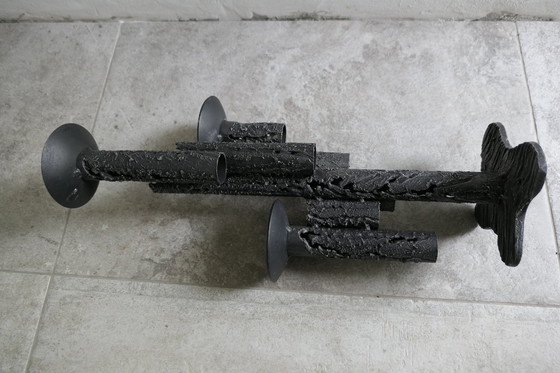 Image 1 of Large Vintage Brutalist Candlestick