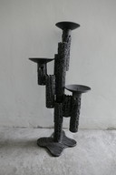 Large Vintage Brutalist Candlestick
