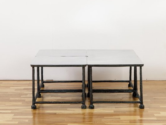 Image 1 of 5 Mumbai metal coffee tables by Baxter, 2000s