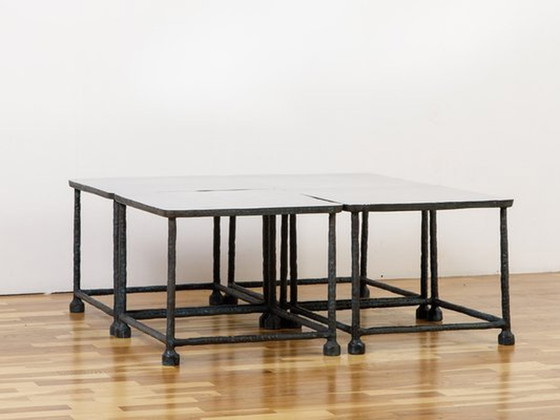 Image 1 of 5 Mumbai metal coffee tables by Baxter, 2000s