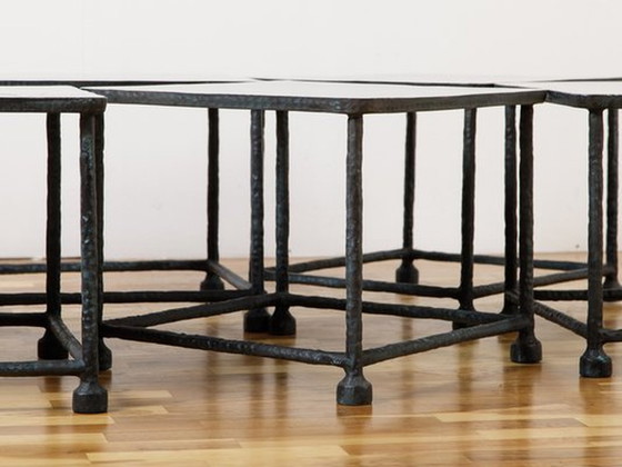 Image 1 of 5 Mumbai metal coffee tables by Baxter, 2000s