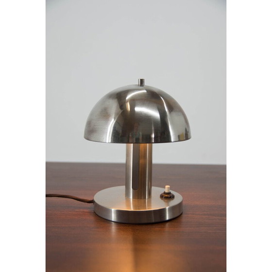 Image 1 of Lampada da tavolo vintage in nichel, 1920