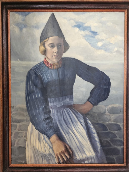 Ietske Richters - Fille de Volendam en costume de deuil