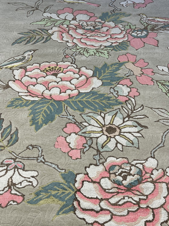 Image 1 of Brink & Campman Wedgwood Paeonia Coral Carpet