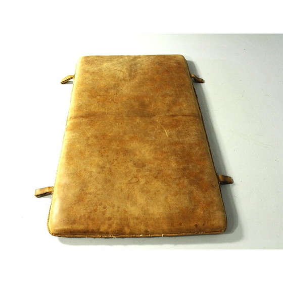 Image 1 of Vintage cowhide gym mat, 1930