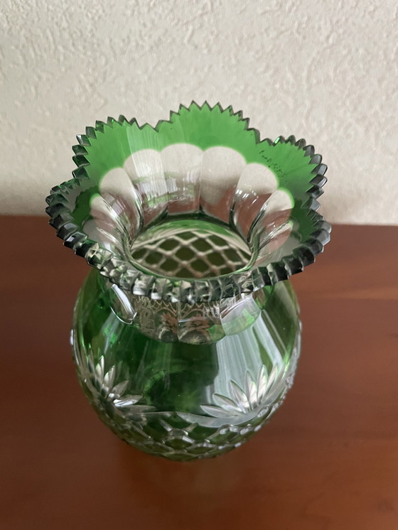 Image 1 of Val Saint Lambert Crystal Vase