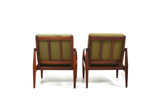 Image 1 of Pair Of Kai Kristiansen 'Paper Knife' Easychairs 1960S