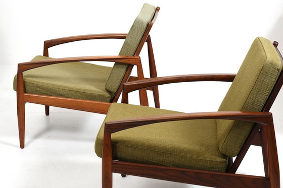 Image 1 of Pair Of Kai Kristiansen 'Paper Knife' Easychairs 1960S