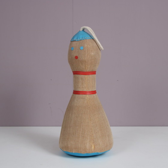 Image 1 of Jute and Leather Toy by Renate Müller for H. Josef Leven Kg, Germany 1960