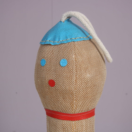 Image 1 of Jute and Leather Toy by Renate Müller for H. Josef Leven Kg, Germany 1960