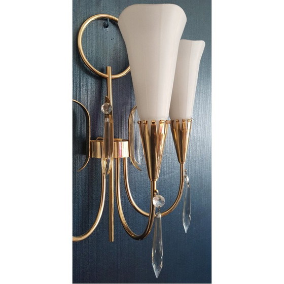 Image 1 of Arum wall lamp with 3 lights for Lunel - 1950s