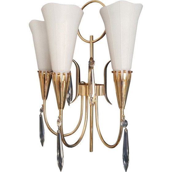 Image 1 of Arum wall lamp with 3 lights for Lunel - 1950s