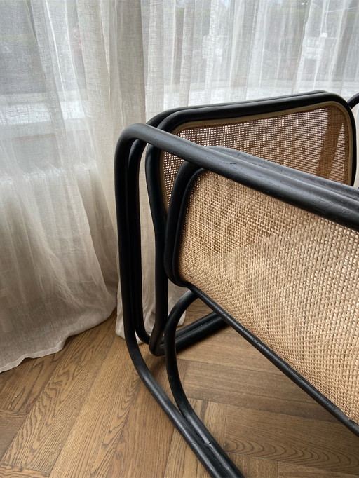 Poltrona in bambù naturale (rattan)