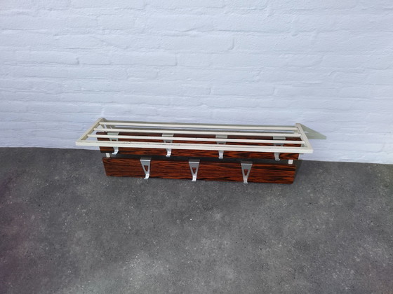 Image 1 of Wall Coat Rack Wenge - Vintage